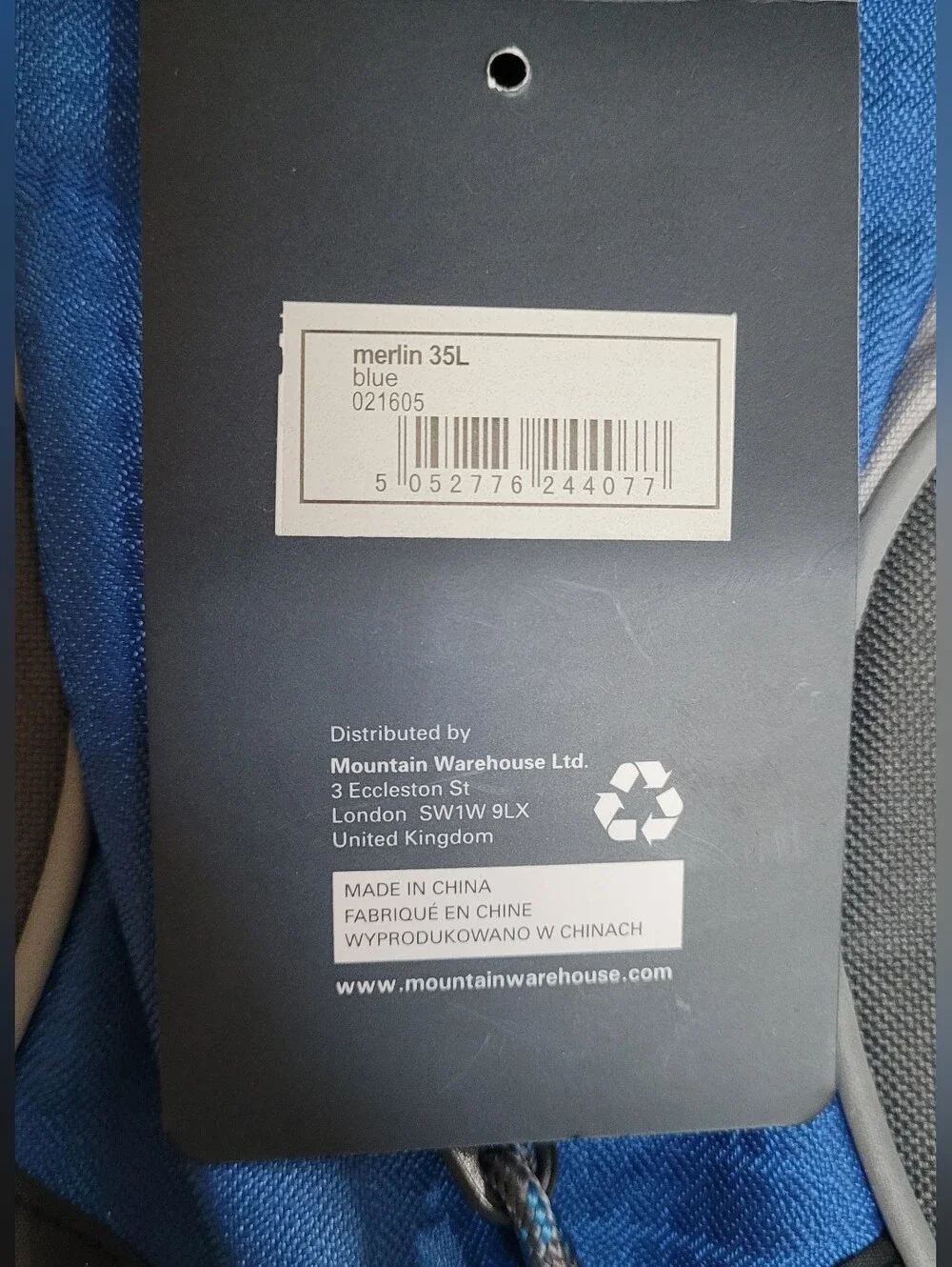 Mountain Warehouse pockets has